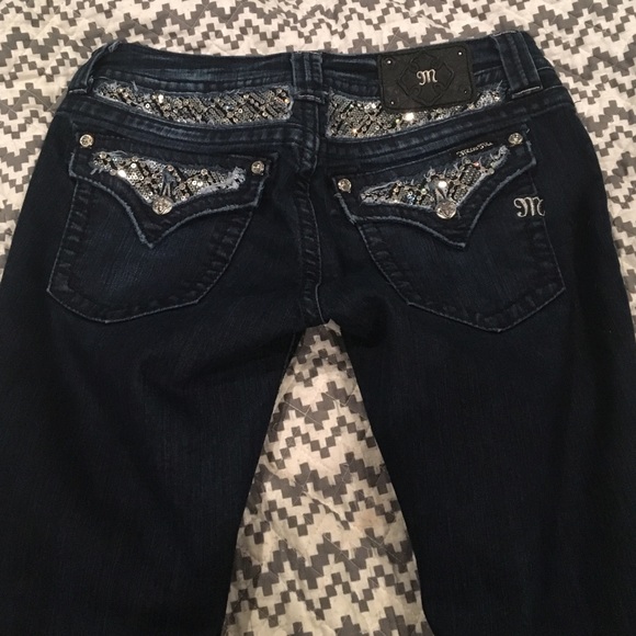 Miss Me dark wash boot cut jeans