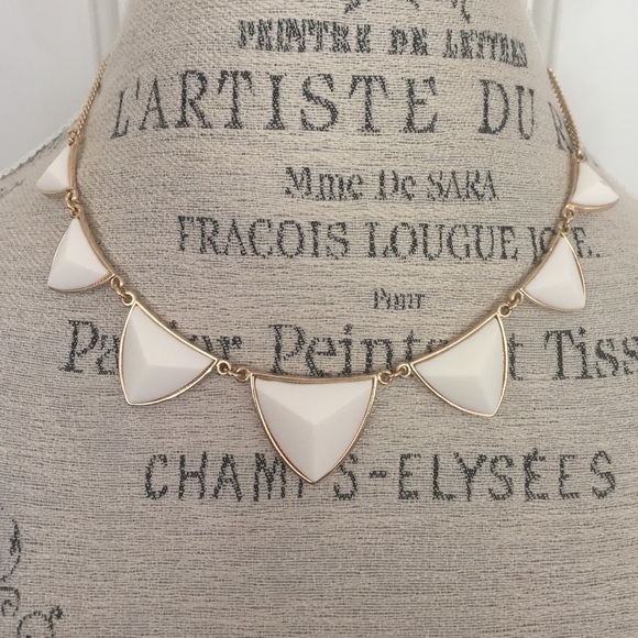 Triangle statement necklace