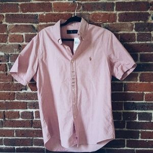 NWT Men's L Ralph Lauren Short sleeve button down