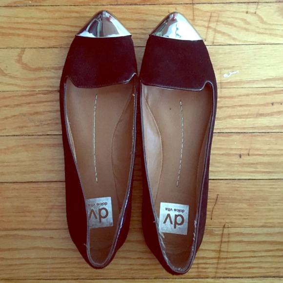 Dolce Vita flats (black with silver toe cap)