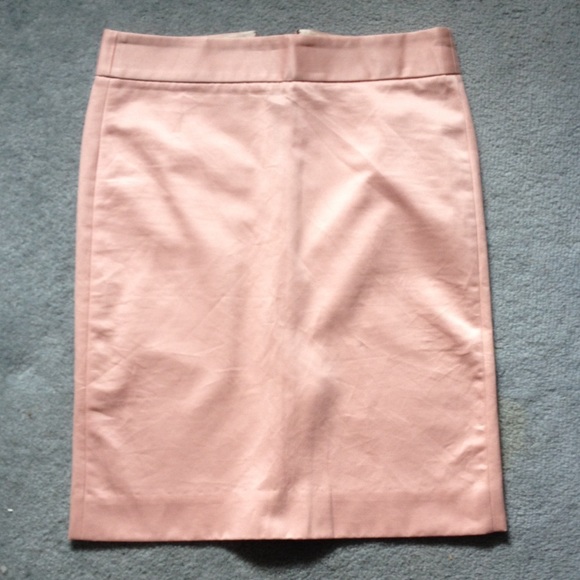 J. Crew Pink pencil skirt. Size 2
