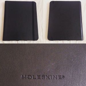 Black Leather Moleskine Cover for iPad 3 & 4