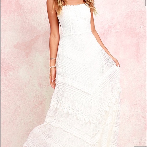 Lulus Lace Maxi Dress