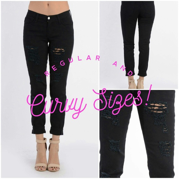 Black Boyfriend Jeans