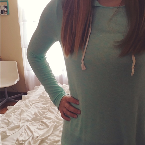 Teal hoodie