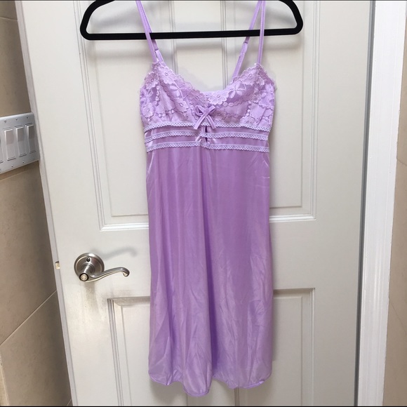 Lingerie slip dress