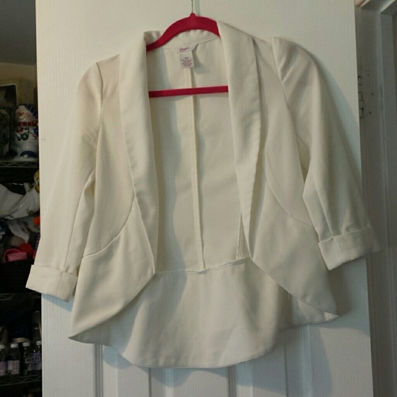 Cream colored blazer