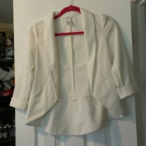 Cream colored blazer