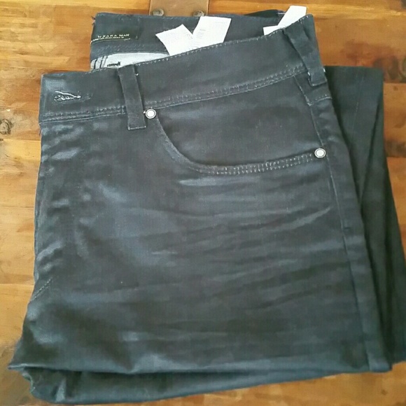 Zara Men's Blacks Pants-black label