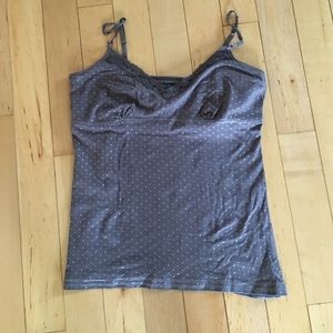 American Eagle polka Dot Stretch Tank Top