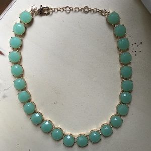 Sea foam green jcrew necklace