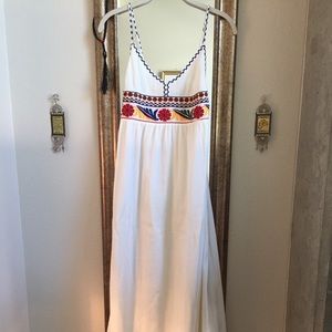 SOLD - Embroidered Maxi Dress