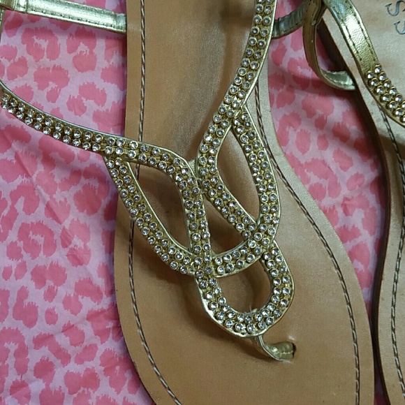 GUESS gold Dimond sandals - Picture 2 of 4