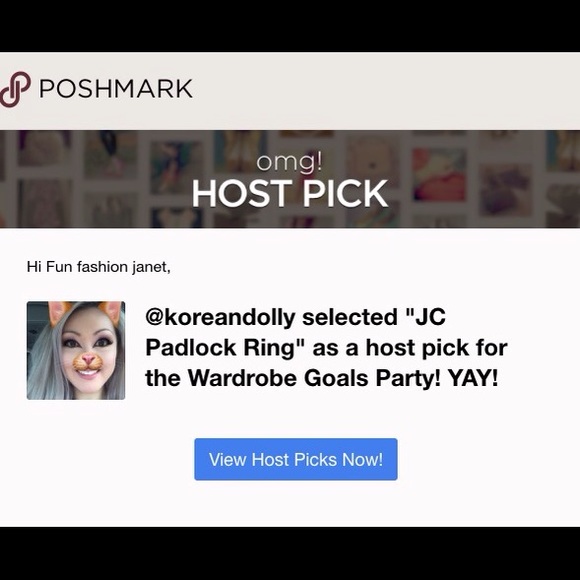 ⭐️HP⭐️ JC Padlock Ring - Picture 2 of 2