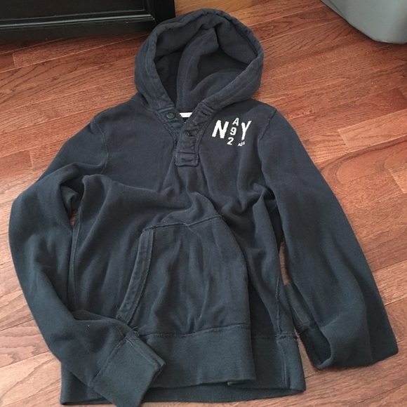 Navy blue Abercrombie Sweatshirt - Picture 1 of 2