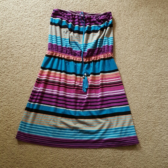 Tube top dress