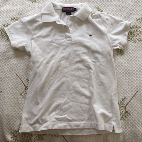 vineyard vines white collared shirt