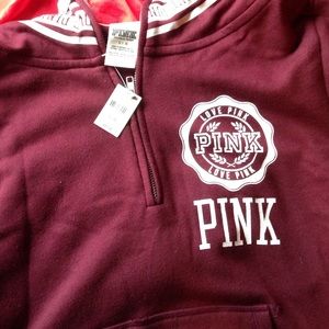 Burgundy never been worn hoodie .