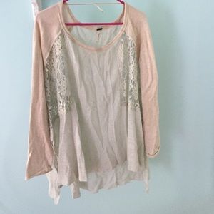 Free people light sweater!