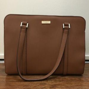 Kate Spade Newbury Lane Miles Satchel Brown