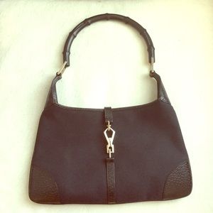 Authentic Gucci Hobo w/bamboo Handle & Dust Bag