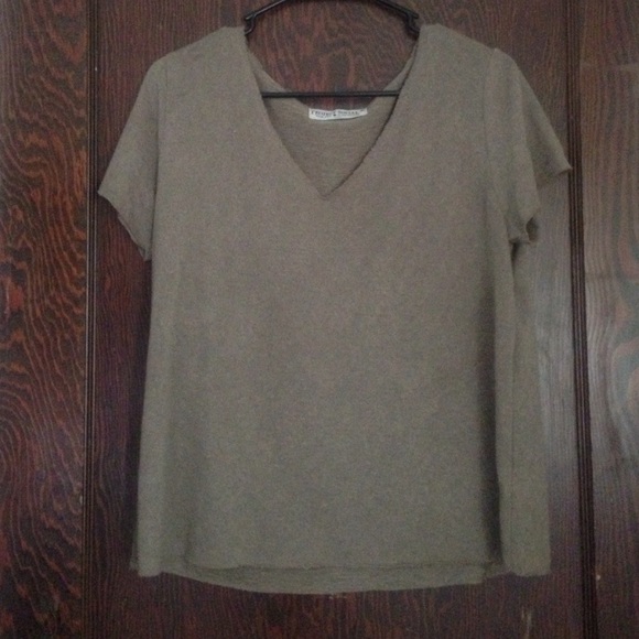 Project social tee boxy knit tee XS