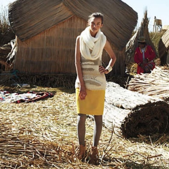 SOLD - Anthropologie Maeve Cord Pencil Skirt - Picture 3 of 4