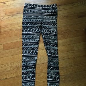 PINK tribal leggings