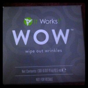 It works Wow wrinkle wipes