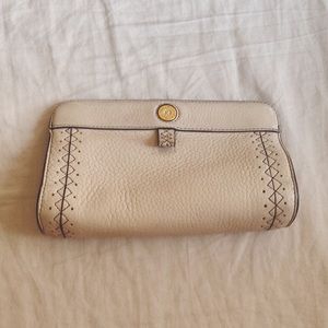 Hard to Find Cream Leather Cole Haan Clutch