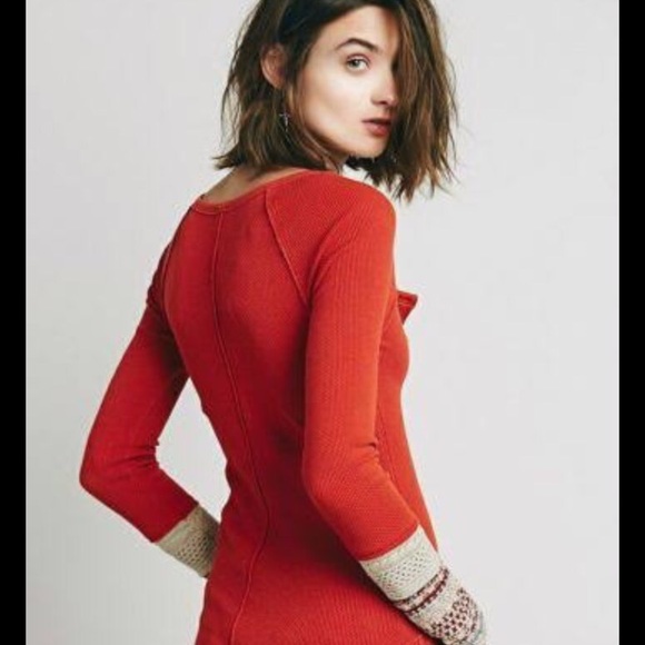 Free People Ski Lodge Cuff Thermal - Picture 2 of 3