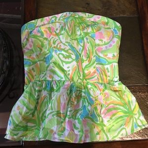 Lilly Pulitzer peplum top