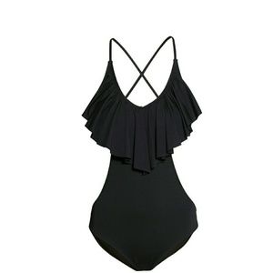 H&M Ruffled Swimsuit