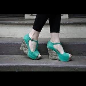 Jeffrey Campbell fox tick Wedges