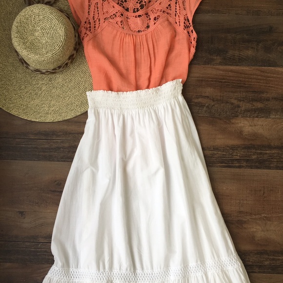 white long skirt