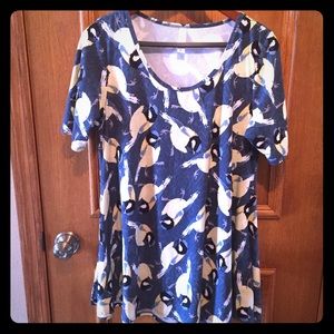 LuLaRoe Perfect T, sz M, butter soft material, EUC