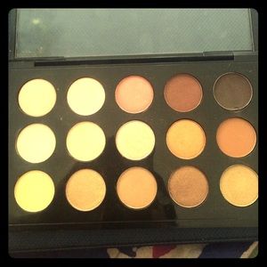 Mac ehe shadow palette, warm neutral 15