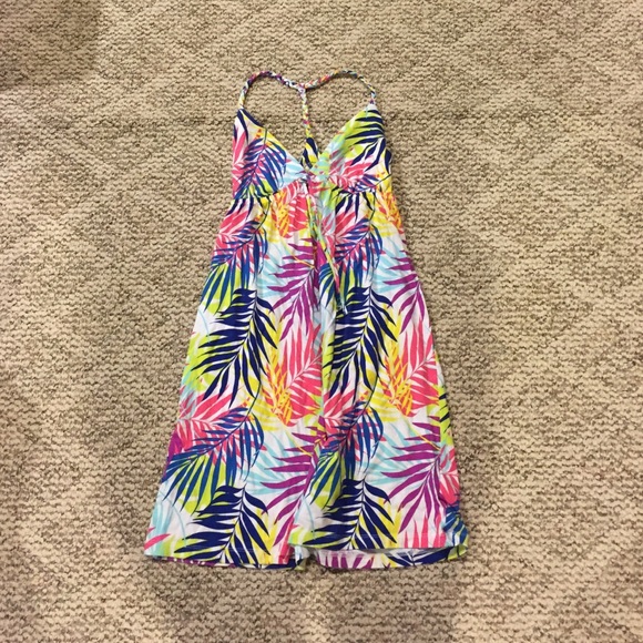 Palm leaf print sundress or cover up 🙊SALE🙊