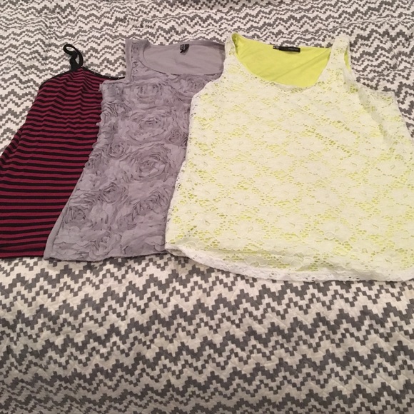 3 Maurice's tank tops all size medium