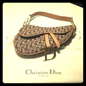 Christian Dior monogrammed shoulder bag
