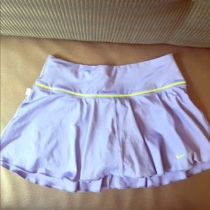 Ladies Nike Dri-Fit Tennis Skirt Purple