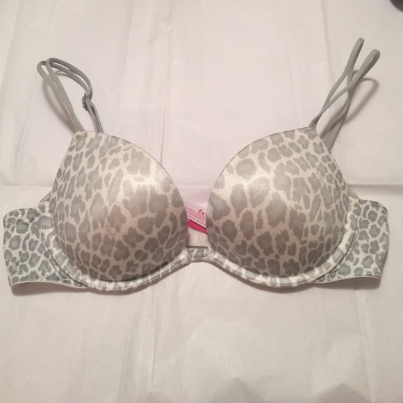 Victoria's Secret PINK Cheetah Print Push Up Bra