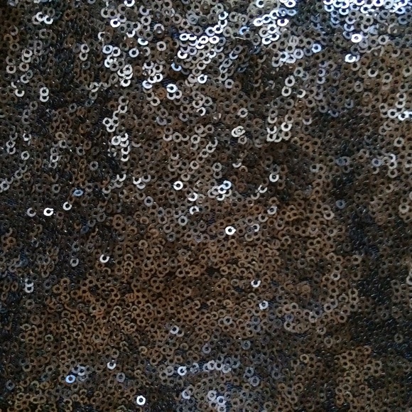 Dark blue sequin mini dress - Picture 2 of 3