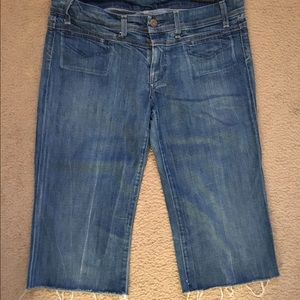 Citizens Of Humanity Cut Off Knee Length Shorts 31