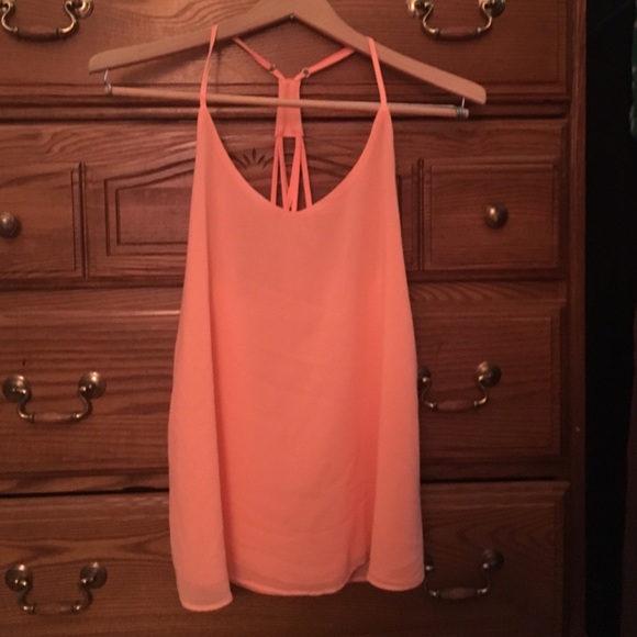 Coral tank top