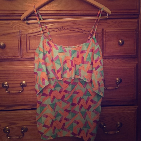 Multicolored tank top
