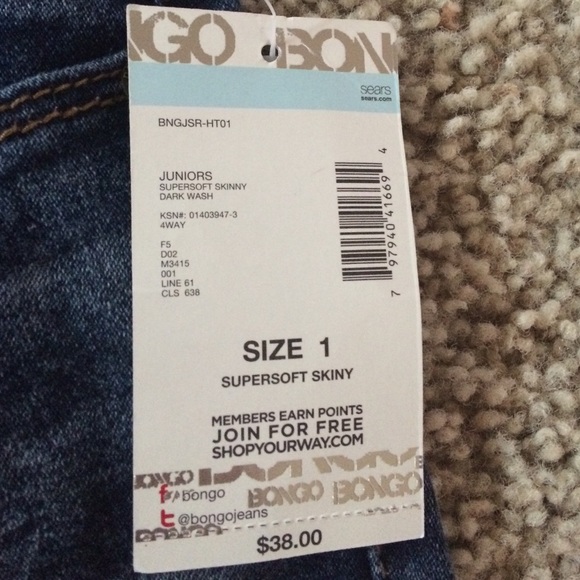 Supersoft skinny jeans size 1 juniors - Picture 3 of 3