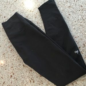 Hi Waist alo yoga black skinny leggings size S
