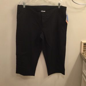 Columbia crop/Capri black PFG fishing pants