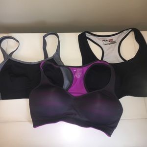 3 sports bras